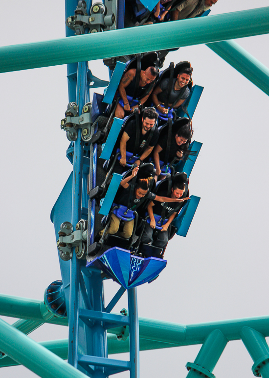 The Electric Eel Rollercoaster at SeaWorld San Diego, San Diego, California