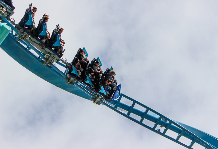 The Electric Eel Rollerocaster at SeaWorld San Diego, San Diego, California