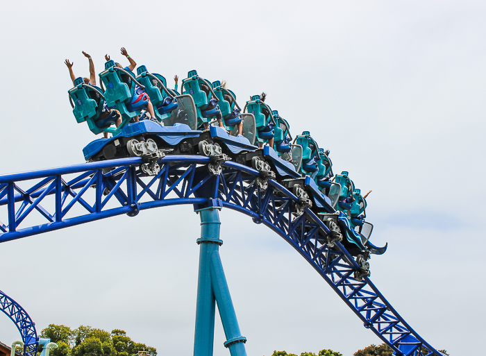 The Manta Rollercoaster at SeaWorld San Diego, San Diego, California