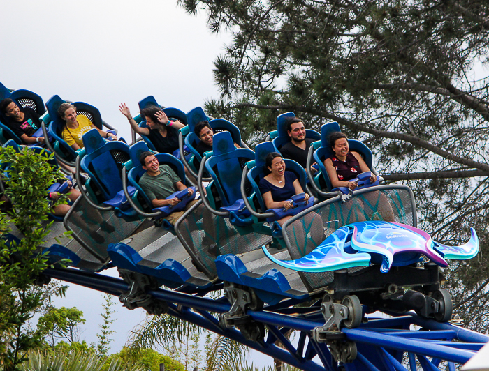 The Manta Rollercoaster at SeaWorld San Diego, San Diego, California