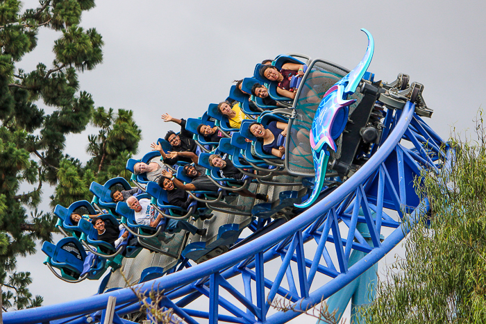 The Manta Rollercoaster at SeaWorld San Diego, San Diego, California