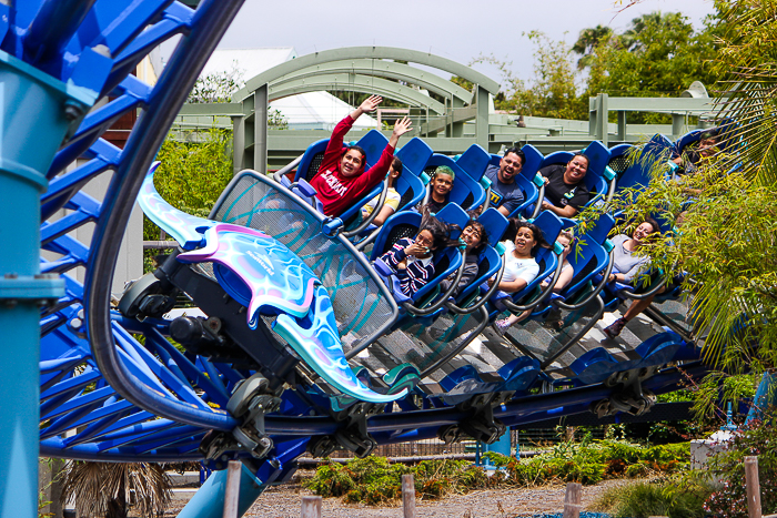 The Manta Rollercoaster at SeaWorld San Diego, San Diego, California