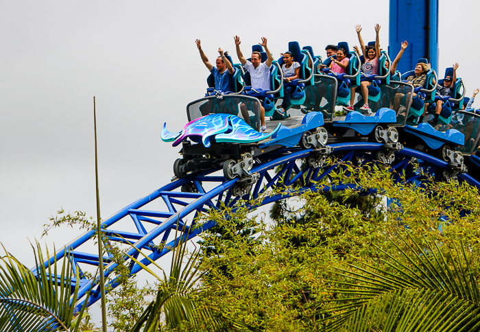 The Manta Rollercoaster at SeaWorld San Diego, San Diego, California