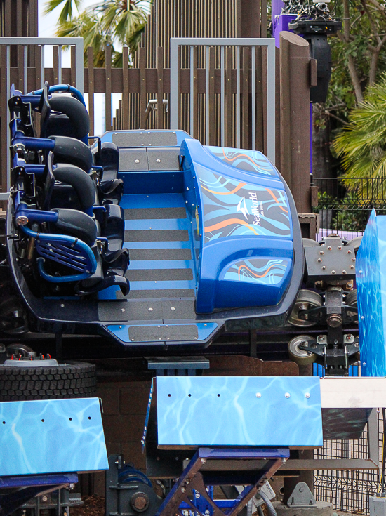 The Tidal Twister rollercoaster at SeaWorld San Diego, San Diego, California