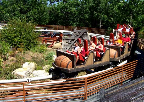 The Powder Keg rollercoaster at Silver Dollar City, Branson, MO