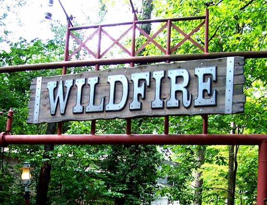 The Wildfire rollercoaster at Silver Dollar City, Branson, MO