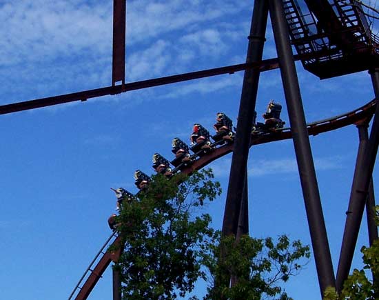 The Wildfire rollercoaster at Silver Dollar City, Branson, MO