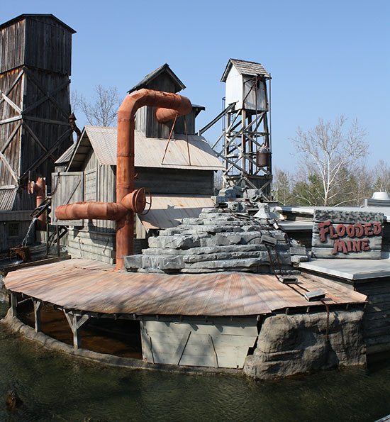 The Flooded Mine at Silver Dollar City, Branson, Missouri