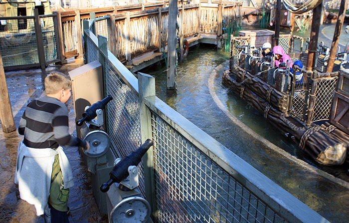 Tom and Hucks River Battle at Silver Dollar City, Branson, Missouri