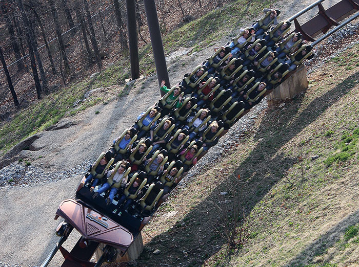 The Wildfire Roller Coaster at Silver Dollar City, Branson, Missouri