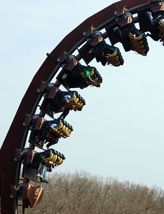 The Wildfire Roller Coaster at Silver Dollar City, Branson, Missouri