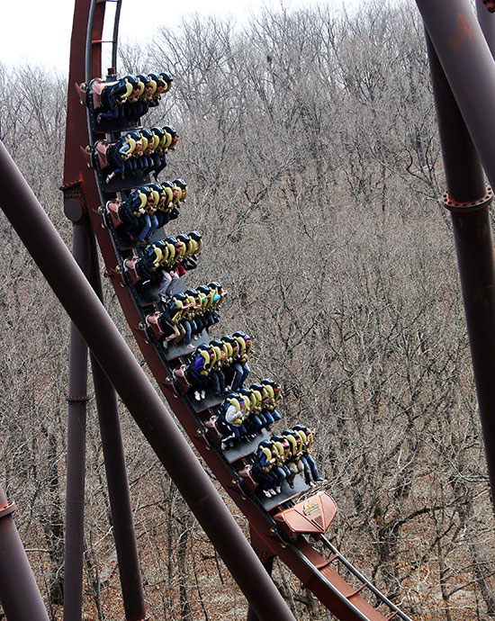 The Wildfire Roller Coaster at Silver Dollar City, Branson, Missouri