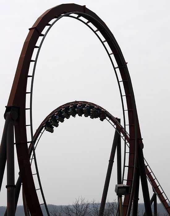 The Wildfire Roller Coaster at Silver Dollar City, Branson, Missouri