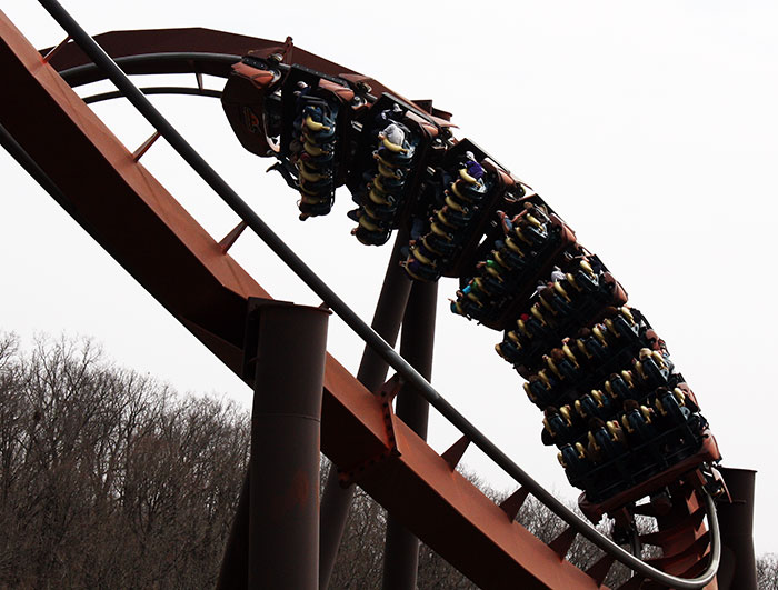 The Wildfire Roller Coaster at Silver Dollar City, Branson, Missouri