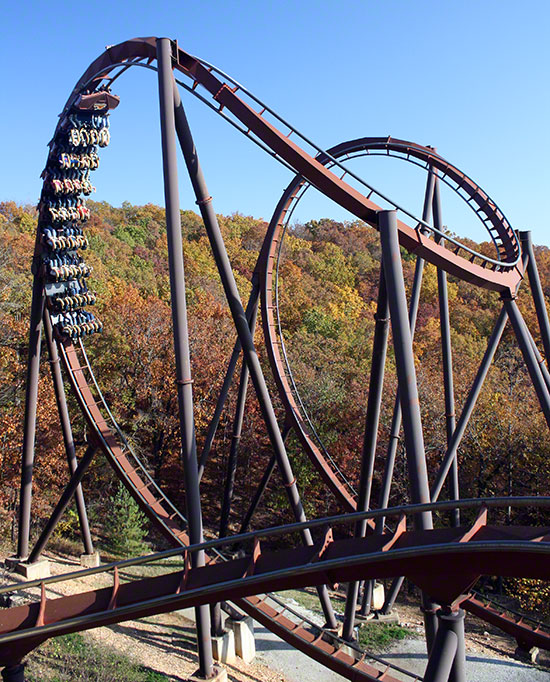 The Wildfire Roller Coaster at Silver Dollar City, Branson, Missouri