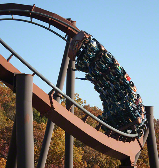 The Wildfire Roller Coaster at Silver Dollar City, Branson, Missouri