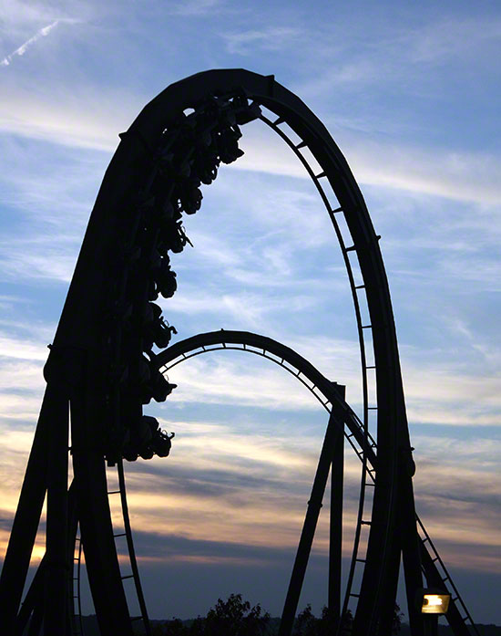 The Wildfire Roller Coaster at Silver Dollar City, Branson, Missouri