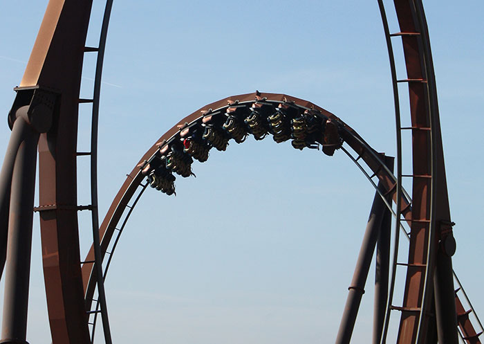 The Wildfire Roller Coaster at Silver Dollar City, Branson, Missouri