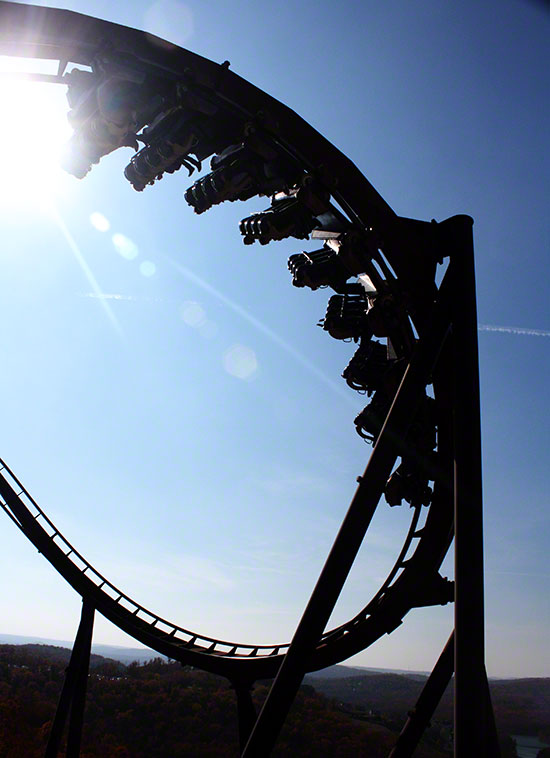 The Wildfire Roller Coaster at Silver Dollar City, Branson, Missouri