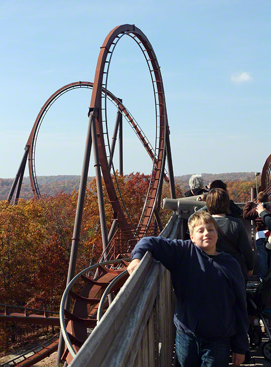 The Wildfire Roller Coaster at Silver Dollar City, Branson, Missouri