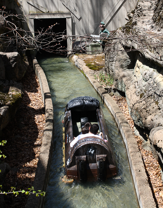 The American Plunge Log Flume at Silver Dollar City, Branson, Missouri