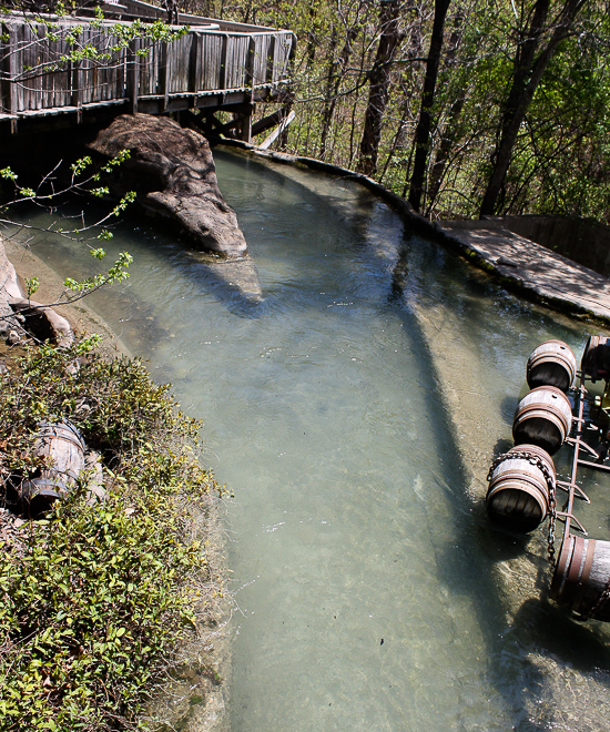 The American Plunge Log Flume at Silver Dollar City, Branson, Missouri