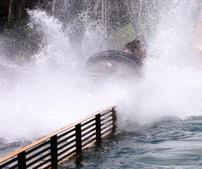 The American Plunge Log Flume at Silver Dollar City, Branson, Missouri