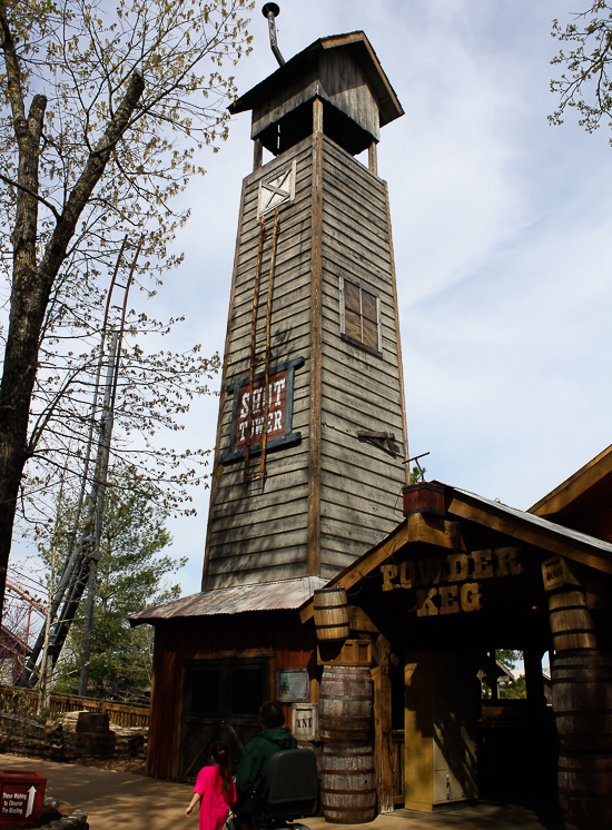 The Powder Keg Roller Coaster at Silver Dollar City, Branson, Missouri