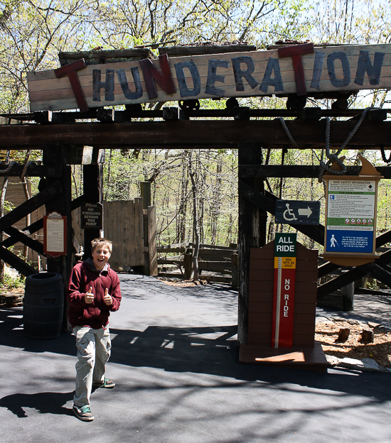 Thunderation at Silver Dollar City, Branson, Missouri