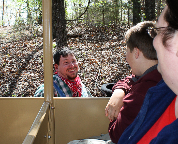 The Train Ride at Silver Dollar City, Branson, Missouri