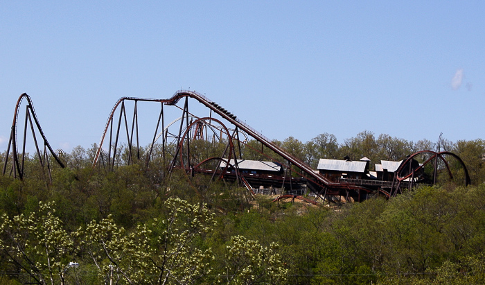 The Wild Fire Roller Coaster at Silver Dollar City, Branson, Missouri