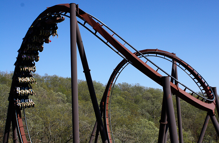 The Wild Fire Roller Coaster at Silver Dollar City, Branson, Missouri