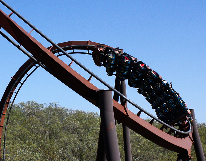 The Wild Fire Roller Coaster at Silver Dollar City, Branson, Missouri