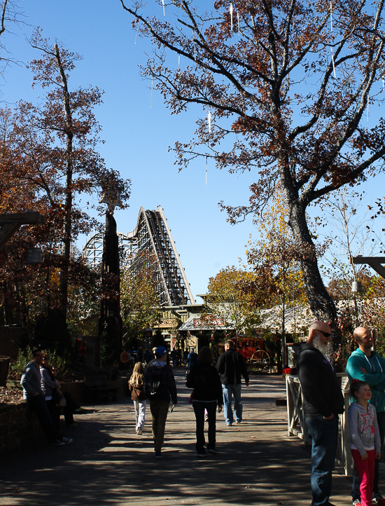 The Outlaw Run Roller Coaster at Silver Dollar City, Branson, Missouri