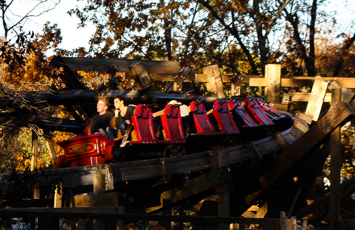 TheOutlaw Run Roller Coaster at Silver Dollar City, Branson, Missouri