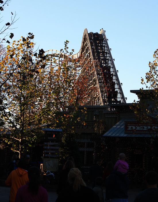 The Outlaw Run Roller Coaster at Silver Dollar City, Branson, Missouri