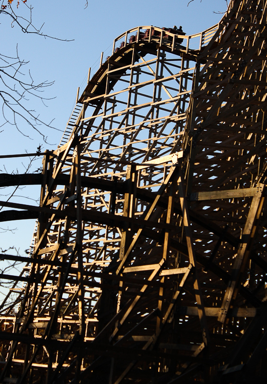 The Outlaw Run Roller Coaster at Silver Dollar City, Branson, Missouri