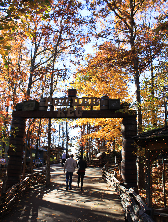 The Powder Keg roller coaster at Silver Dollar City, Branson, Missouri