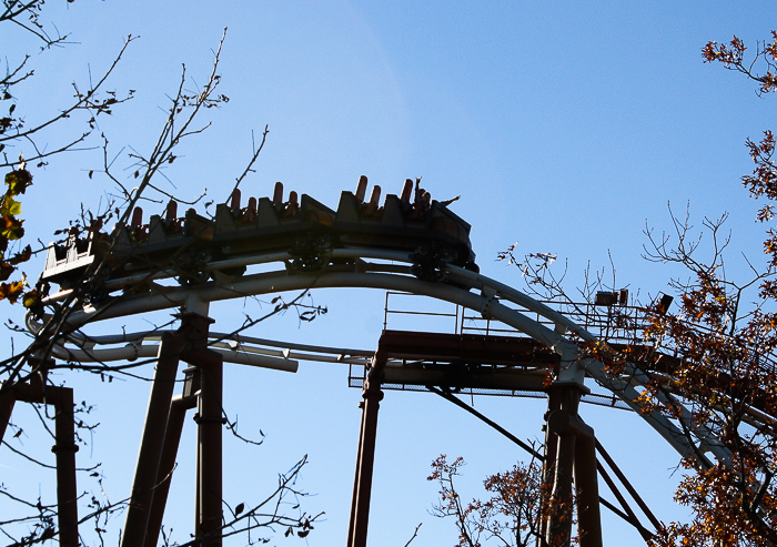 The Powder Keg Roller Coaster at Silver Dollar City, Branson, Missouri