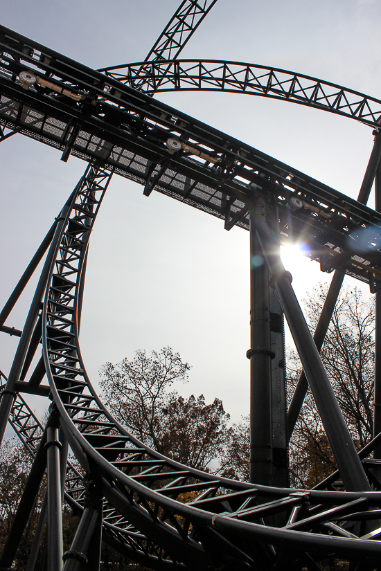 The New for 2018 Time Traveler Mack Launched Looping Spinning rollercoaster at Silver Dollar City, Branson, Missouri