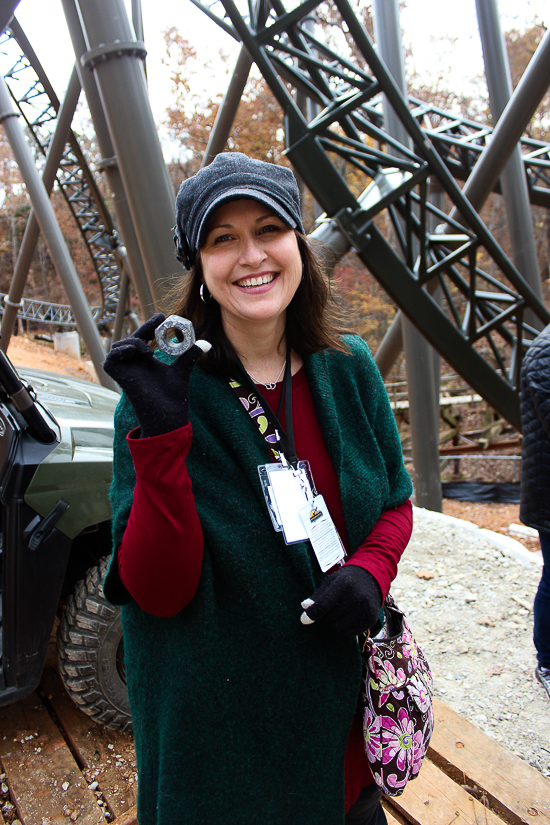 The New for 2018 Time Traveler Mack Launched Looping Spinning rollercoaster at Silver Dollar City, Branson, Missouri