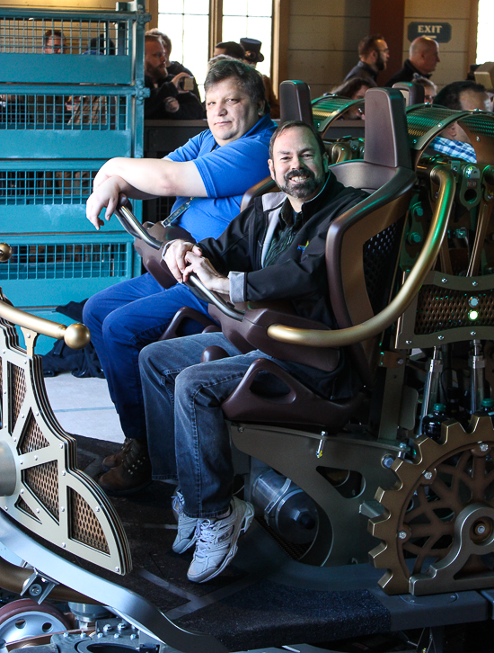 The Time Traveler; the tallest fastest steepest spinning roller coaster media preview at Silver Dollar City, Branson, Missouri