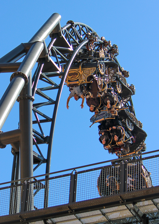 The Time Traveler; the tallest fastest steepest spinning roller coaster media preview at Silver Dollar City, Branson, Missouri