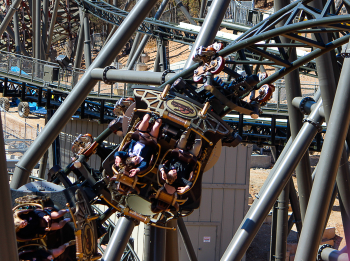 The Time Traveler; the tallest fastest steepest spinning roller coaster media preview at Silver Dollar City, Branson, Missouri