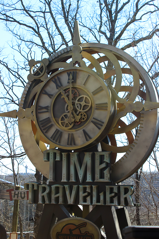 The Time Traveler; the tallest fastest steepest spinning roller coaster media preview at Silver Dollar City, Branson, Missouri