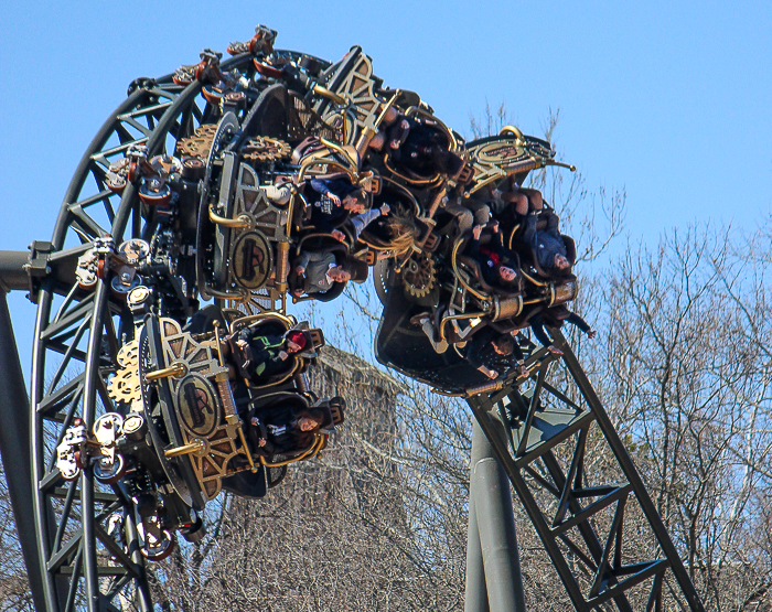 The Time Traveler; the tallest fastest steepest spinning roller coaster media preview at Silver Dollar City, Branson, Missouri