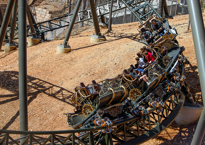 The Time Traveler; the tallest fastest steepest spinning roller coaster media preview at Silver Dollar City, Branson, Missouri