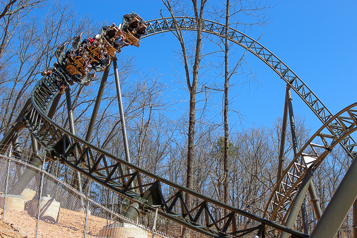 The Time Traveler; the tallest fastest steepest spinning roller coaster media preview at Silver Dollar City, Branson, Missouri