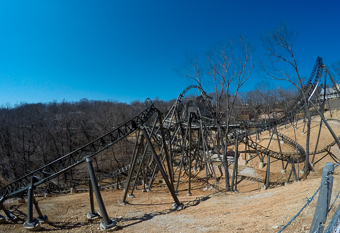 The Time Traveler; the tallest fastest steepest spinning roller coaster media preview at Silver Dollar City, Branson, Missouri