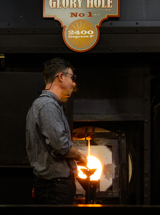 The Glass Blower at Silver Dollar City, Branson, Missouri